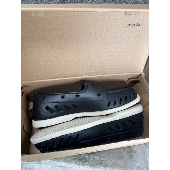 Sperry Men's Black Authentic Original Float Slip-on Boat Shoes Size 10M - Picture 4 of 7
